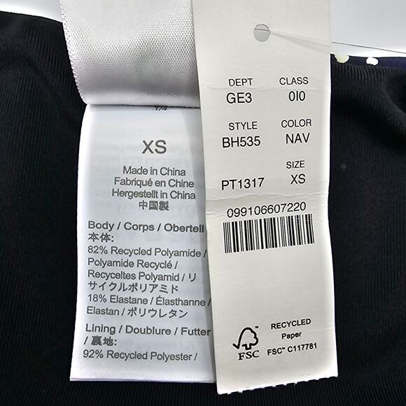 J. Crew Womans size XS Hipster Bikini Swimsuit Bottom Navy/White Polka Dot NEW - Picture 7 of 8